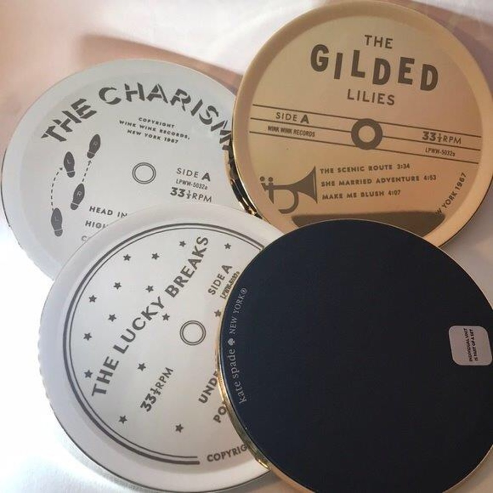 Kate Spade Coasters, set of 4